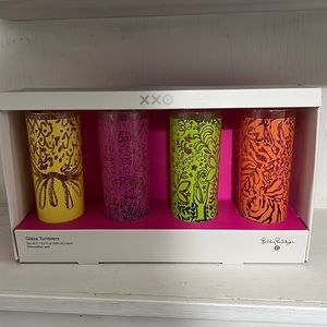 Lilly for Target Glass Tumblers
